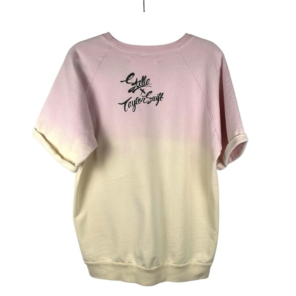 STELLA MCCARTNEY x TAYLOR SWIFT Tennessee Pink & Peach Fleece Shirt Size Large - Picture 5 of 7